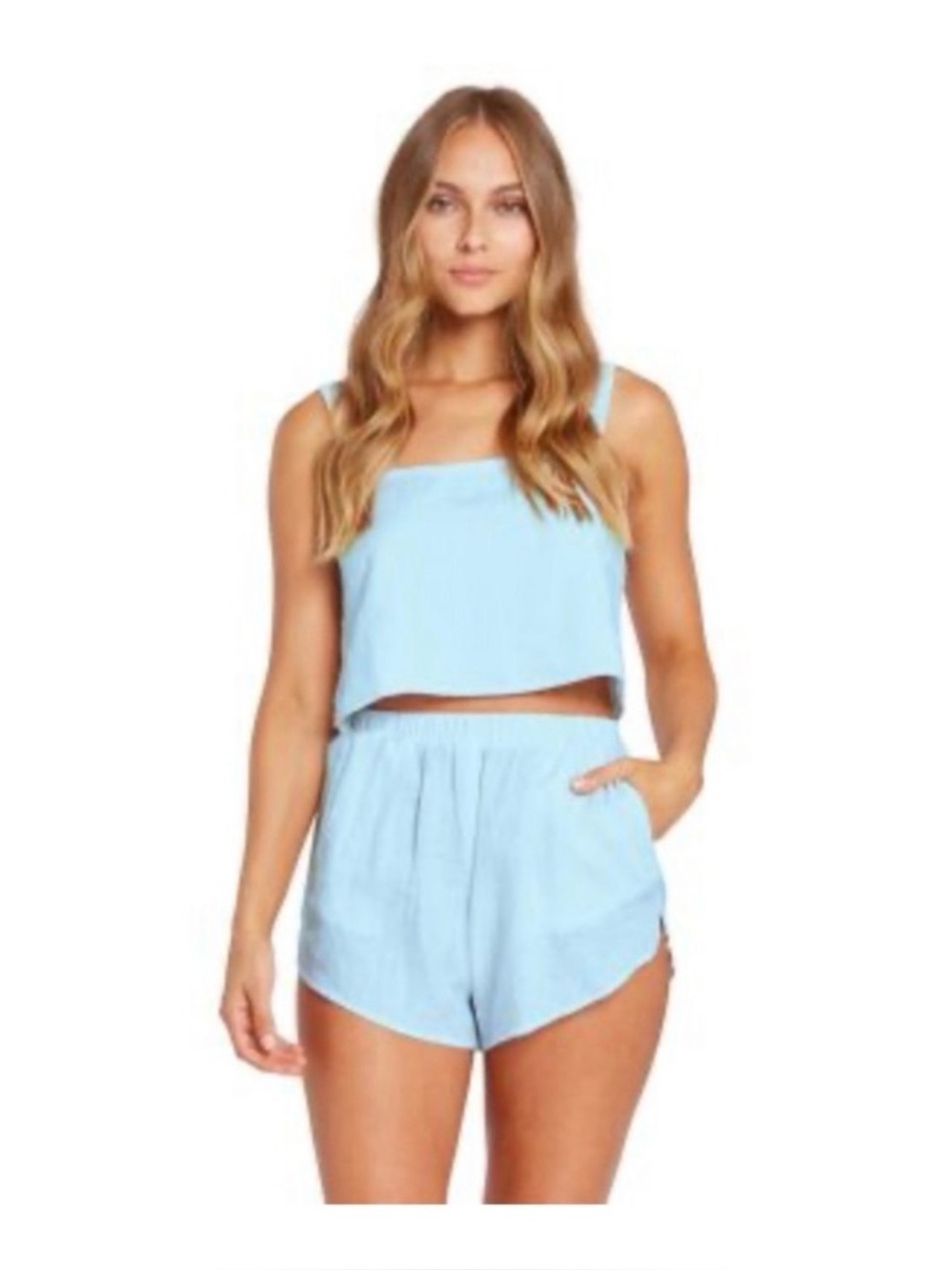 Vitamin A Sky EcoLinen‎ Tallows Top & Short Matching Set Size extra small